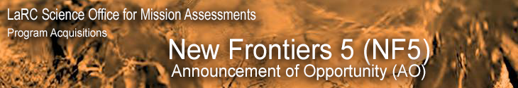 New Frontiers Program Acquisition.